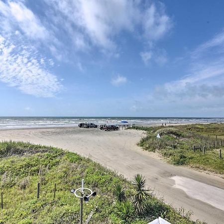 Galveston Beachfront House With Deck And Ocean Views! ภายนอก รูปภาพ