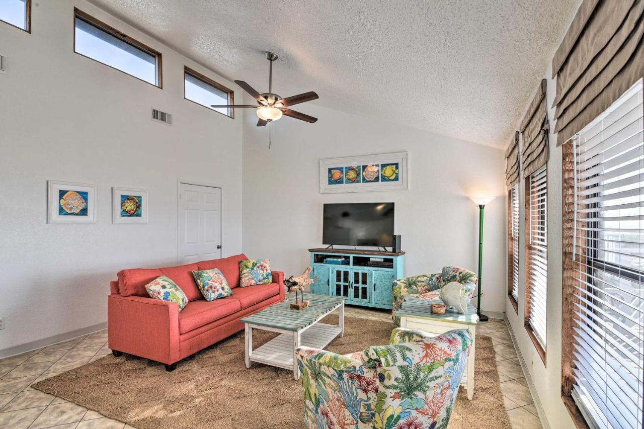 Galveston Beachfront House With Deck And Ocean Views! ภายนอก รูปภาพ